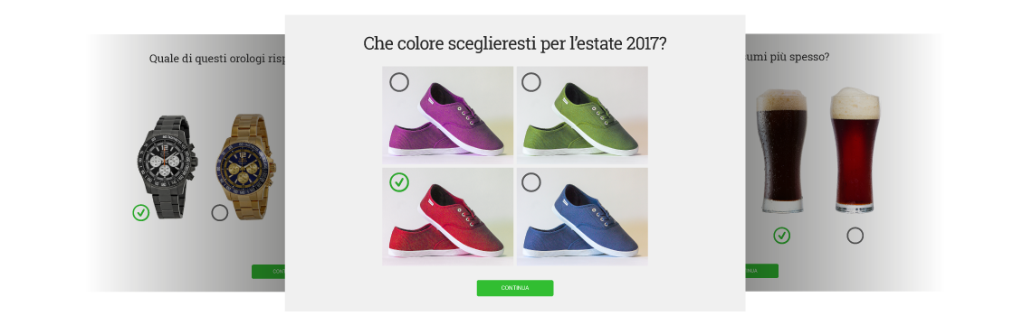 esempi di scelte per immagine